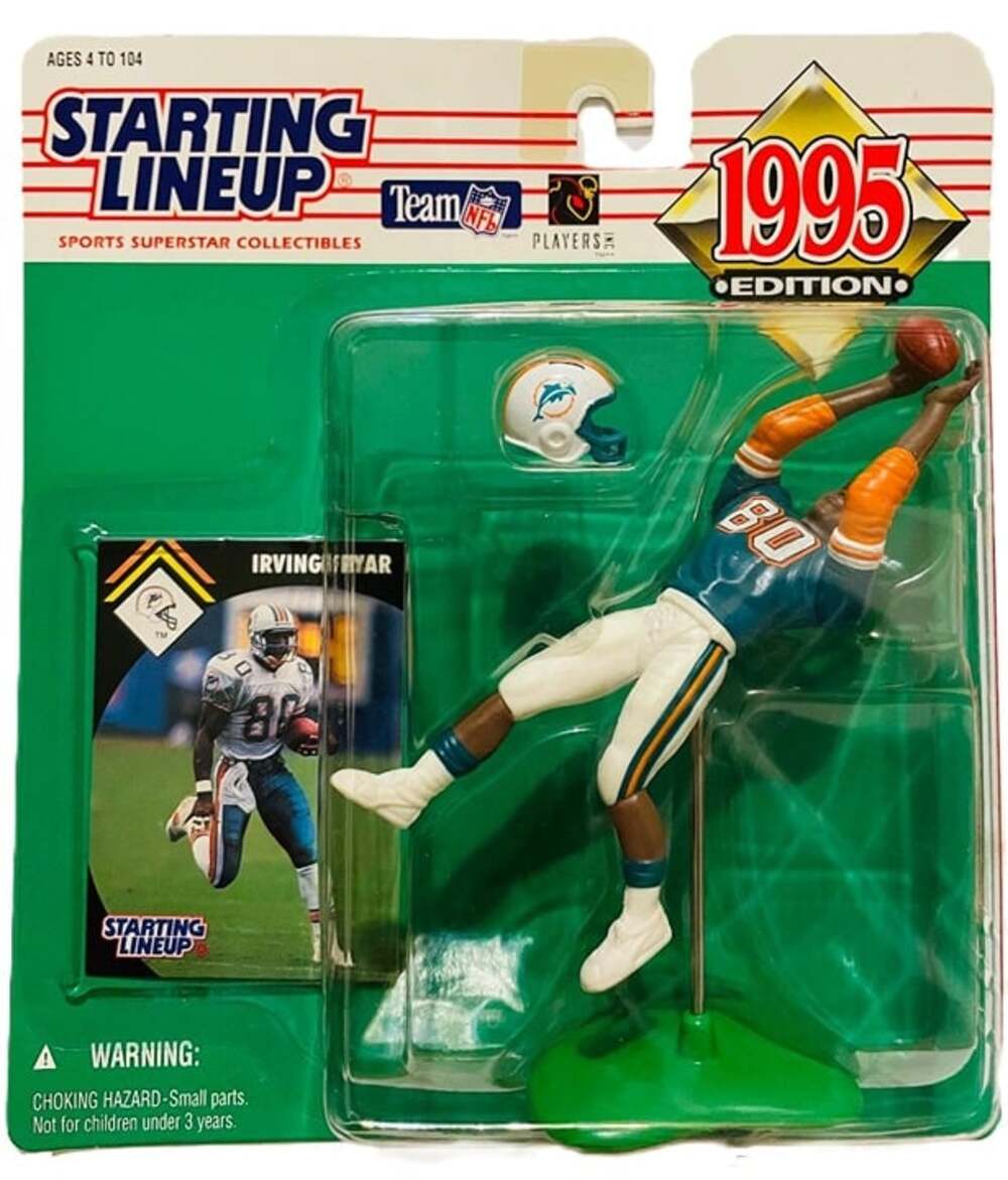NEW 1995 Kenner Starting Lineup Irving Fryar Miami Dolphins Vintage Figure